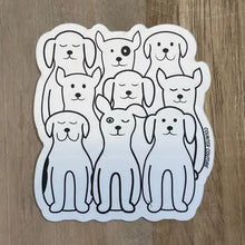 Load image into Gallery viewer, Dog Sticker/Santa Dog Sticker