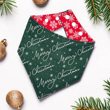 Load image into Gallery viewer, Merry Christmas Dog Bandana