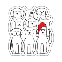 Load image into Gallery viewer, Dog Sticker/Santa Dog Sticker