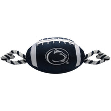 Load image into Gallery viewer, NYLON FOOTBALL DOG TOY (Eagles, Penn State, Steelers)