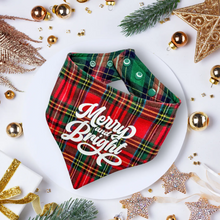 Load image into Gallery viewer, Merry &amp; Bright Dog Bandana