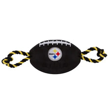 Load image into Gallery viewer, NYLON FOOTBALL DOG TOY (Eagles, Penn State, Steelers)